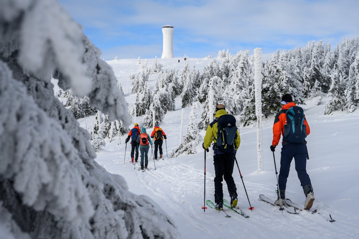 Syrový skialpinismus na Kralickém Sněžníku